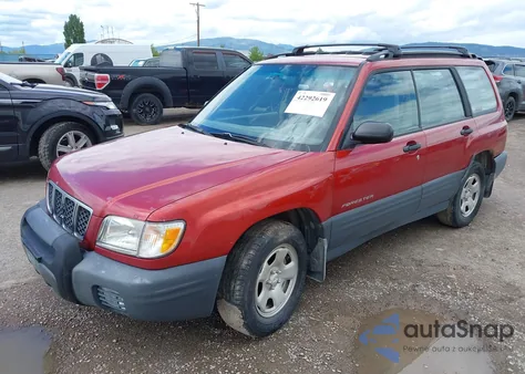 2001 Subaru Forester L z USA, uszkodzony, nr VIN JF1SF63521H750378